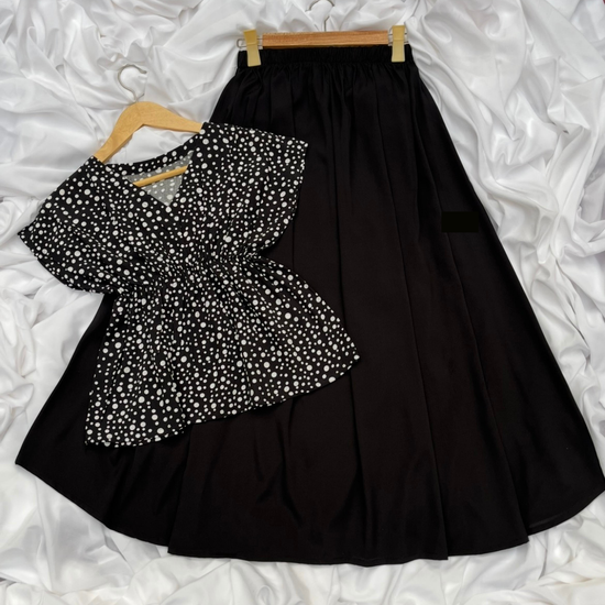 Midnight Polka Co-Ord Set