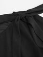 BOAT NECK BOWKNOT RUSHED LONG SLEEVES TOP