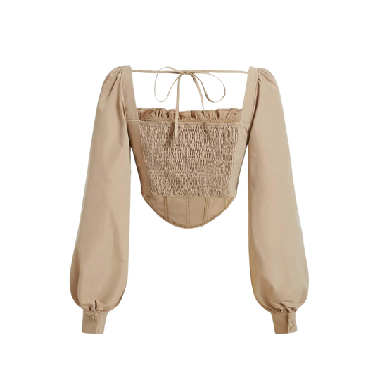 Back Tie Casual Top