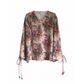 The Romantic Floral Tie-Sleeve Top