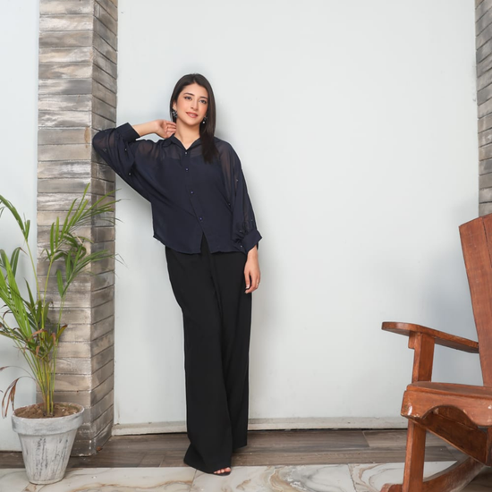 Button Down Embalishment top