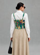 GREEN BEIGE CORSET
