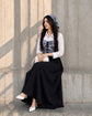 BLACK WHITE GRY CORSET