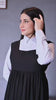 Collar Blouse In White/Black