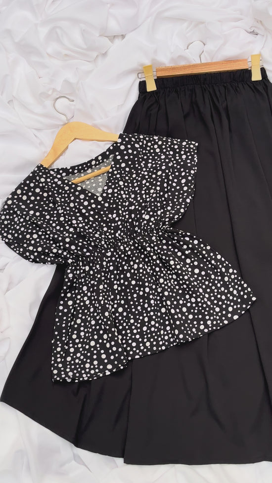 Midnight Polka Co-Ord Set