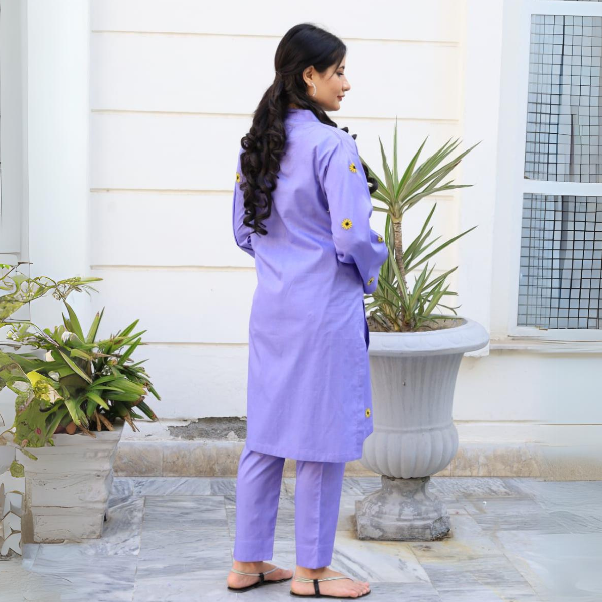 2 PIECE - EMBROIDERED LAWN SUIT